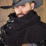 Split Leather Tubular Hood