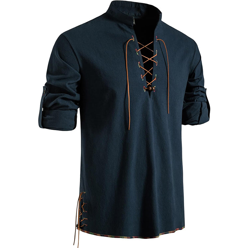 V-neck Viking Medieval Pirate Top