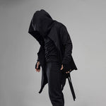 Hooded Black Warrior Cardigan