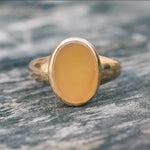 Victorian 18ct Chalcedony Signet Ring