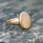 Victorian 18ct Chalcedony Signet Ring