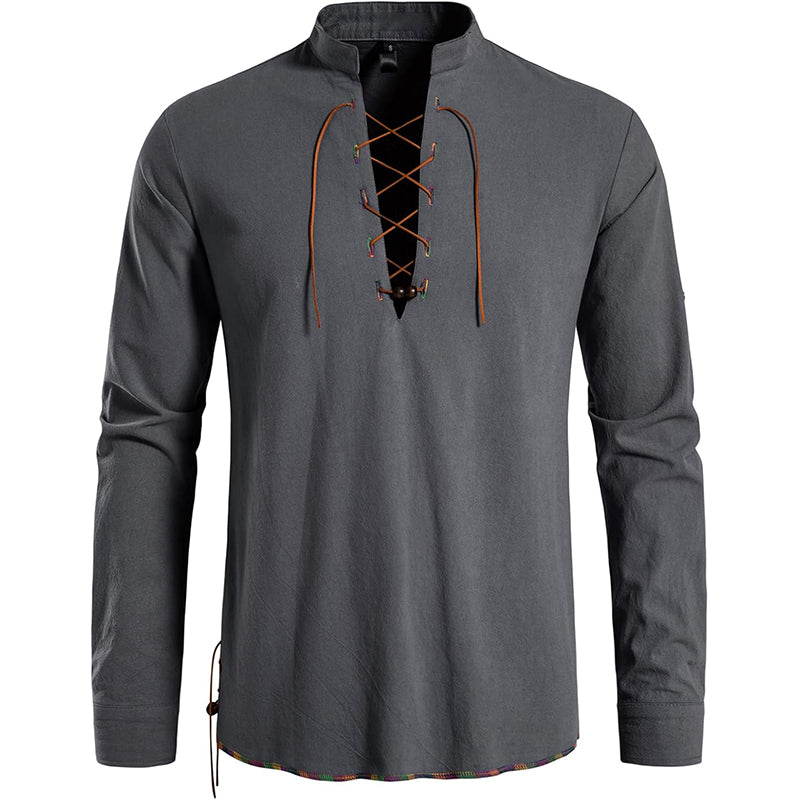 V-neck Viking Medieval Pirate Top