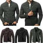 Men‘s Motorcycle Style Leather Jacket