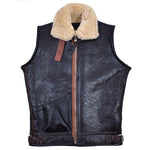 Leder Sport Vintage B3 Weste