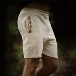 Natural Linen Shorts For Men