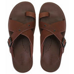 Criss-Cross Strappy Toe-Ring Sandals