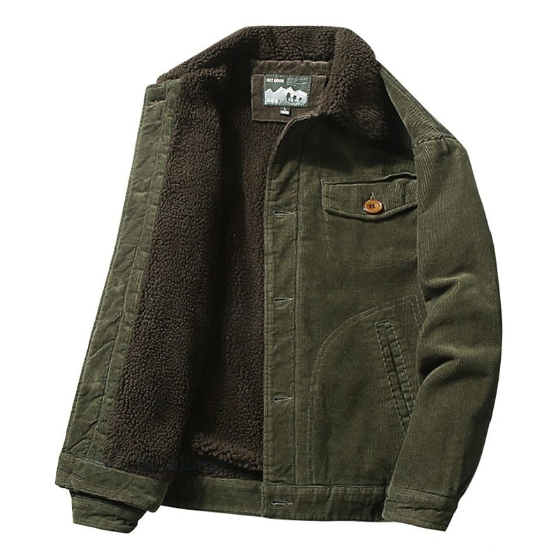 Sherpa Lined Corduroy Jacket