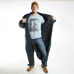 Asymmetric Zip Up Quilted Jumpsuit