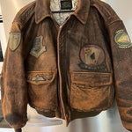 Vintage Avirex 1980s Leather Jacket