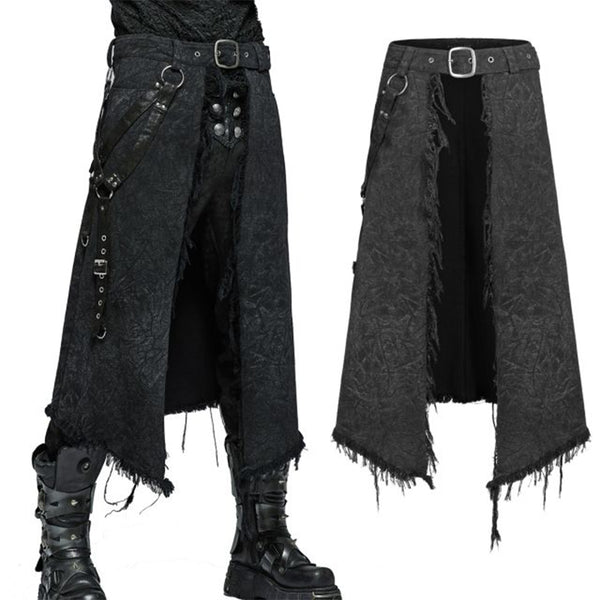 Gothic Punk Rock Skirt For Men – Ecoooc