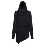 Hooded Black Warrior Cardigan