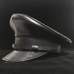 Leather Military Cap