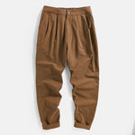 Men's Elastic Waist Linen Pants