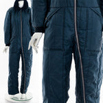 Asymmetric Zip Up Quilted Jumpsuit