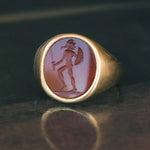 Roman "Spartan" Intaglio Signet Ring