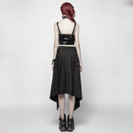 Black Gothic Punk Daily Half Skirt