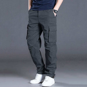Men's Plus Size Flap Pocket Trousers