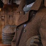 Collar Pure Wool Pea Coat