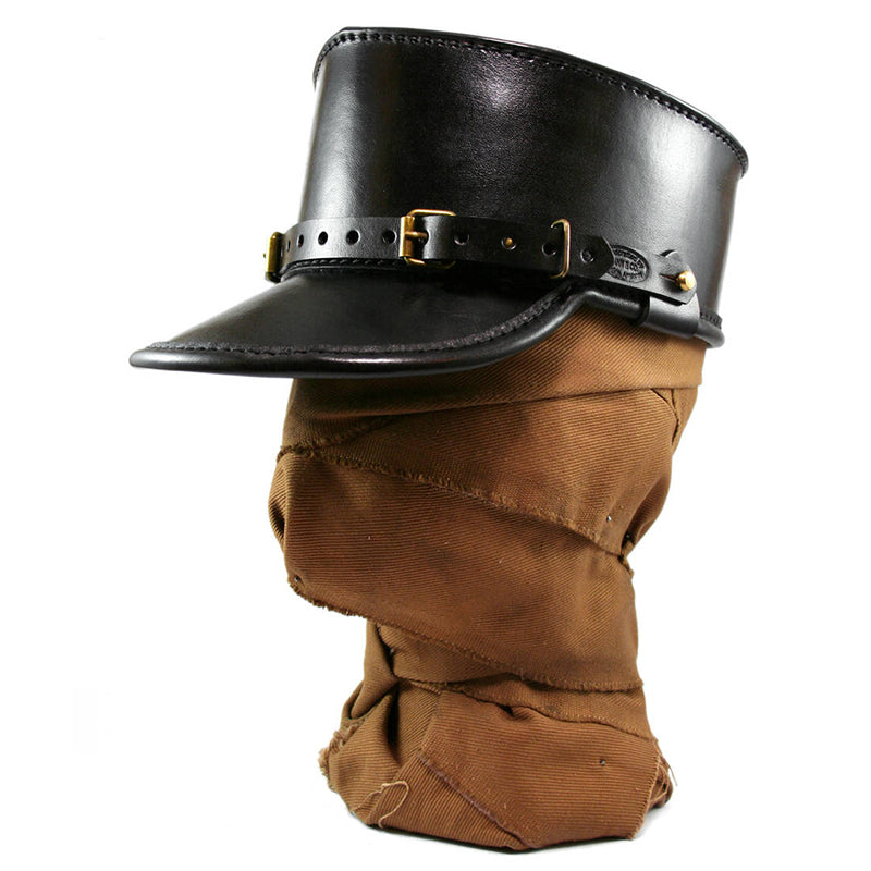 Steampunk Leather Shako
