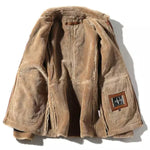 Mens Sheepskin Shearling Coat