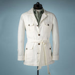 Men's Linen Safari Jacket