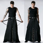 Men Gothic Long Skirt