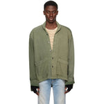 Men's Distressed Patchwork Jacket