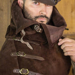 Split Leather Tubular Hood