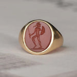 Roman "Spartan" Intaglio Signet Ring