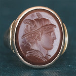 Viktorianischer Hermes-Intaglioring