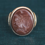 Viktorianischer Hermes-Intaglioring