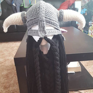 Crochet Viking Hat Adult Size