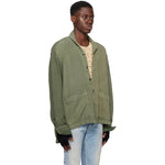 Men's Distressed Patchwork Jacket