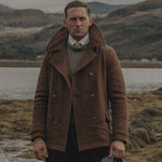 Collar Pure Wool Pea Coat