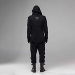 Hooded Black Warrior Cardigan