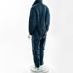 Asymmetric Zip Up Quilted Jumpsuit