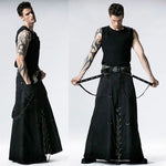 Men Gothic Long Skirt