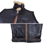 Leder Sport Vintage B3 Weste