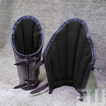 Medieval Arm Bracers Steel & Leather Armor
