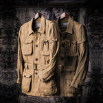 Modern Safari Twill Cotton Bomber Jacket
