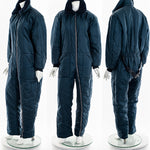 Asymmetric Zip Up Quilted Jumpsuit