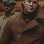 Collar Pure Wool Pea Coat