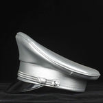 Leather Military Cap