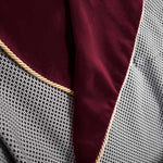 Men’s Dressing Gown Burgundy Velvet