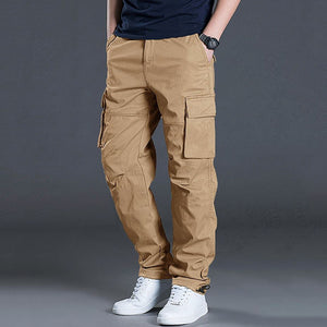 Men's Plus Size Flap Pocket Trousers