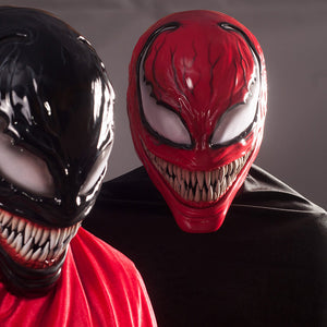 Scary Black Symbiote Matte Mask