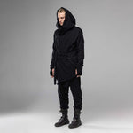 Hooded Black Warrior Cardigan