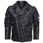 Original Cowhide Leather Uniform jacket