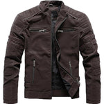 Men‘s Motorcycle Style Leather Jacket