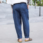 Mens Linen Trousers With Pleats
